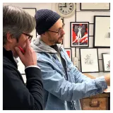 Lithographie "Connexion" par POZLA