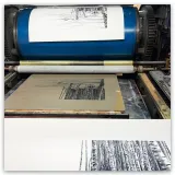 André Palais, lithographie Siberian Shadows, 2022