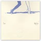 Lithographie Fleur Bleue by Vince*