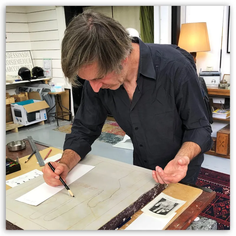 Lithographie "Fatum Est" de Vince*