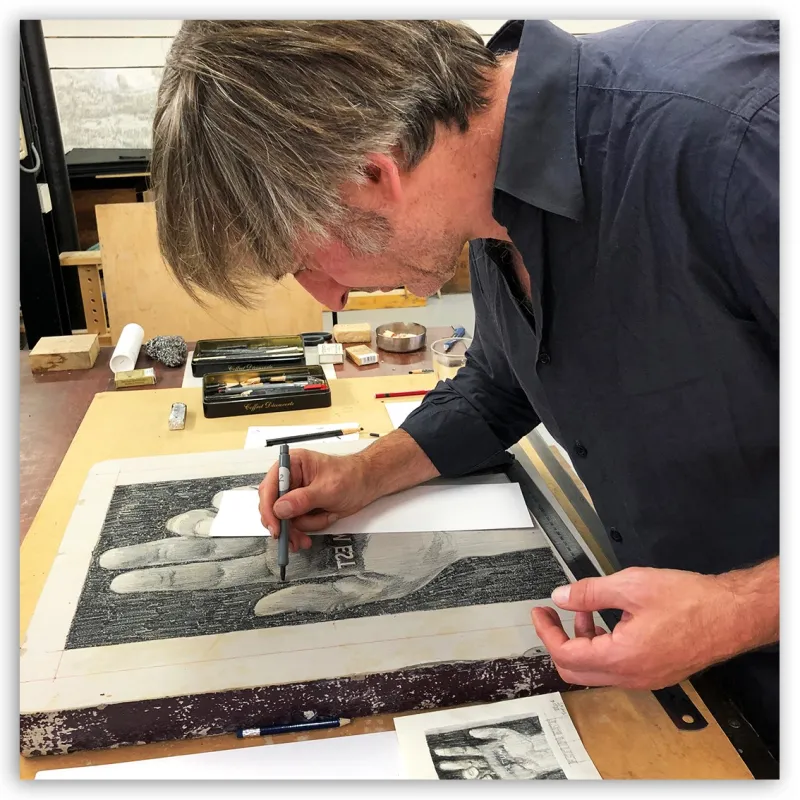 Lithographie "Fatum Est" de Vince*
