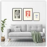 Lithographies "Fatum Est", "Fleur Rouge" et "Fleur Bleue" de Vince*