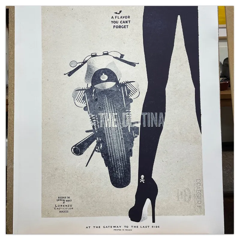 Lorenzo Eroticolor – "Hell is the destination : Guzzi", 2022