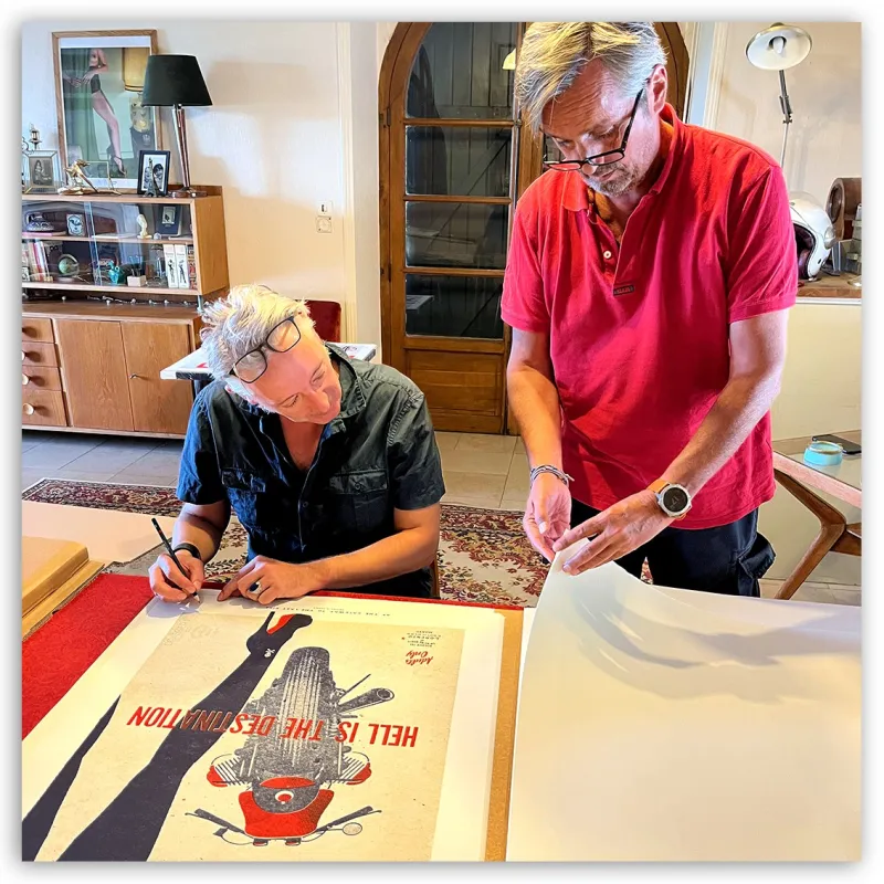 Lorenzo Eroticolor – "Hell is the destination : Guzzi", 2022