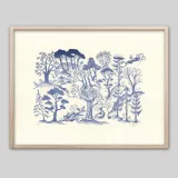 Lithographie d'Alexandre Clérisse, "Feuilles Volantes", 2022