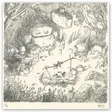 Steve Baker, lithographie, 2022