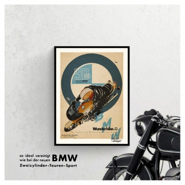 Dans ce PACK : la lithographie "BMW R90 S Wunderbike" de Lorenzo Eroticolor.