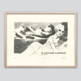 Lithographie "Le Passager du Polarlys", C. Cailleaux, 2023