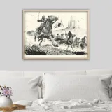 Lithographie "Tête de Chien" , Ronan Toulhoat, 2023, format Raisin