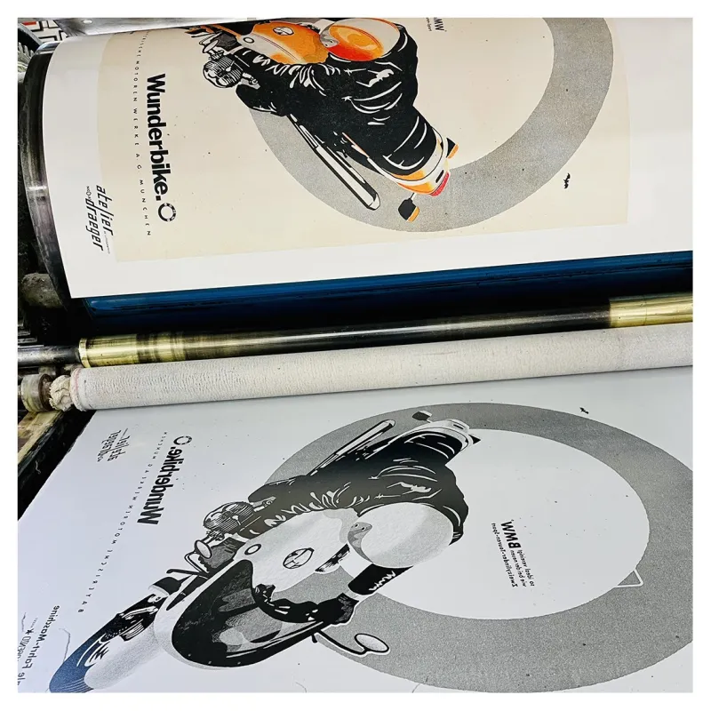 Estampes "BMW  R90 S Wunderbike", 2023, de Lorenzo Eroticolor, 5e couleur