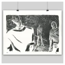 Lithographie de Cyril Pedrosa, 2023