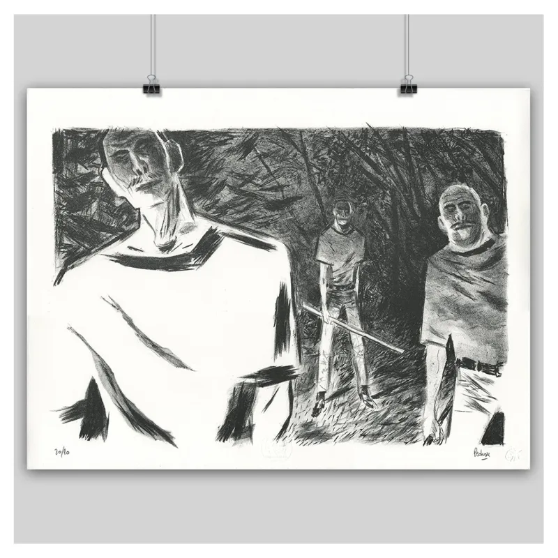 Lithographie de Cyril Pedrosa, 2023