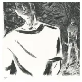 Lithographie de Cyril Pedrosa, 2023, détail