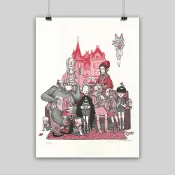 Alugraphie Mauvais Sang de Lionel Richerand