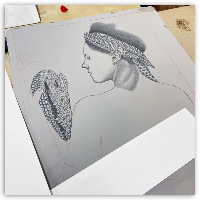 Lithographie de Mk Kabrito