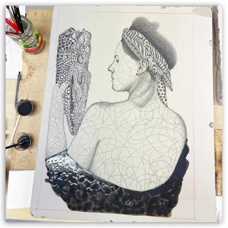 Lithographie de Mk Kabrito