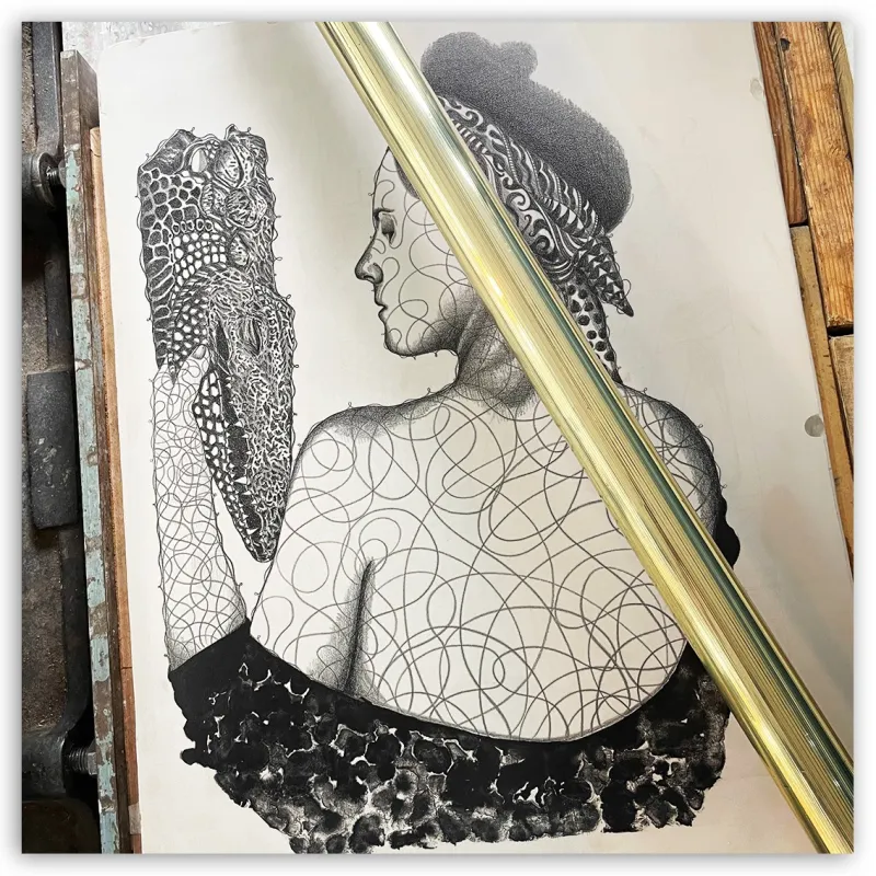 Lithographie de Mk Kabrito