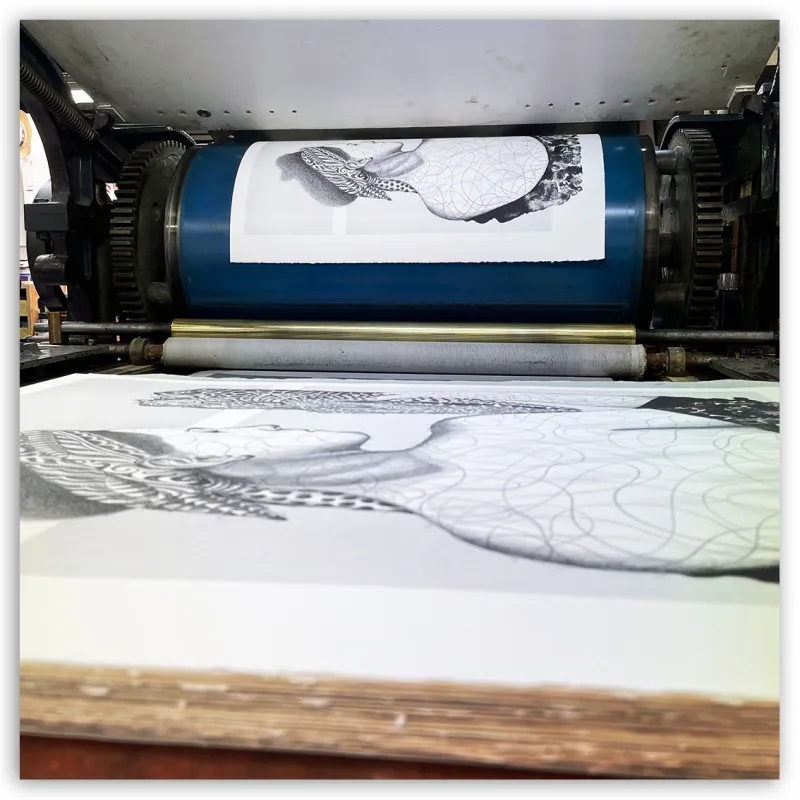 Lithographie de Mk Kabrito
