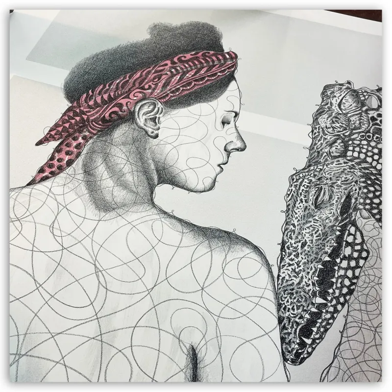 Lithographie de Mk Kabrito