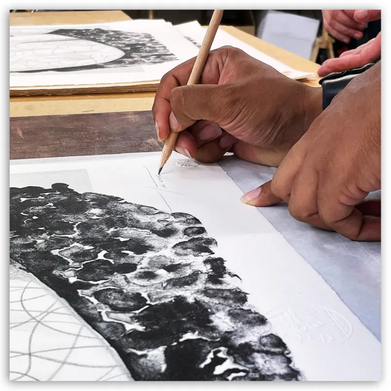 Lithographie de Mk Kabrito