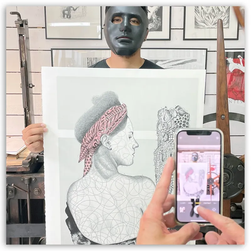 Lithographie de Mk Kabrito