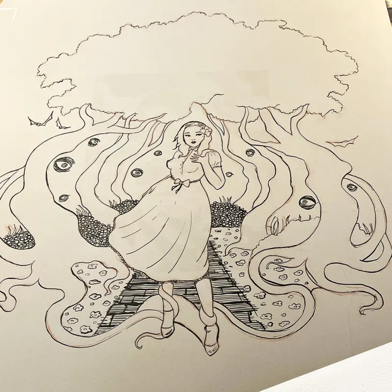 Première pierre lithographie de Guillaume Ringaud