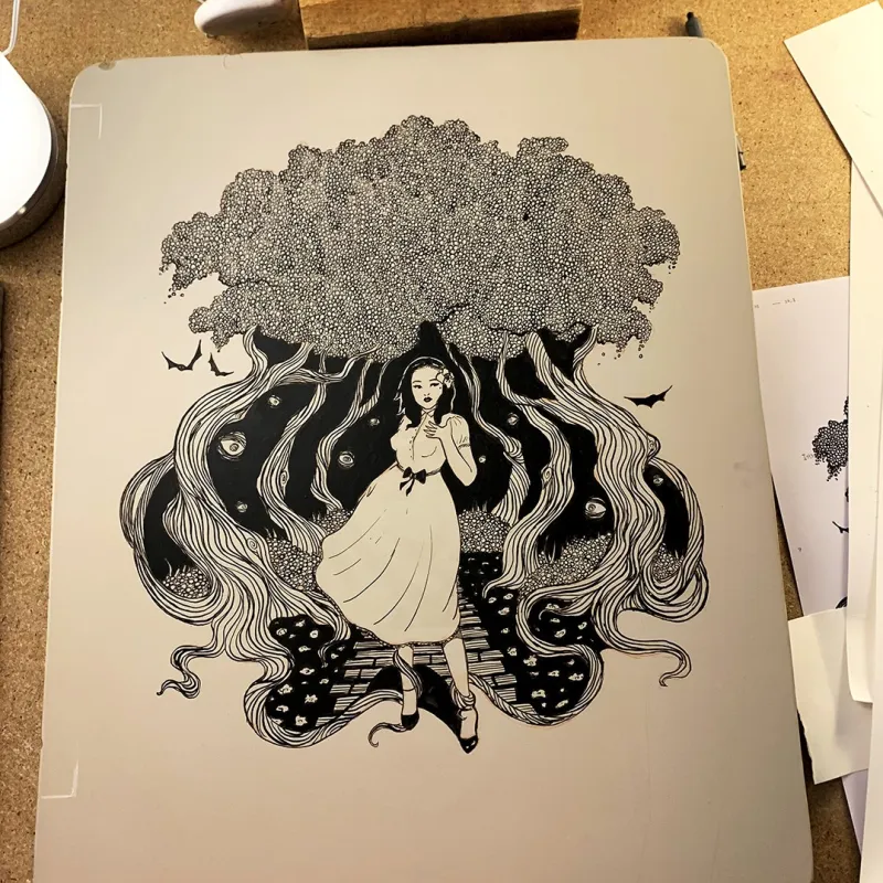 Première pierre lithographie de Guillaume Ringaud