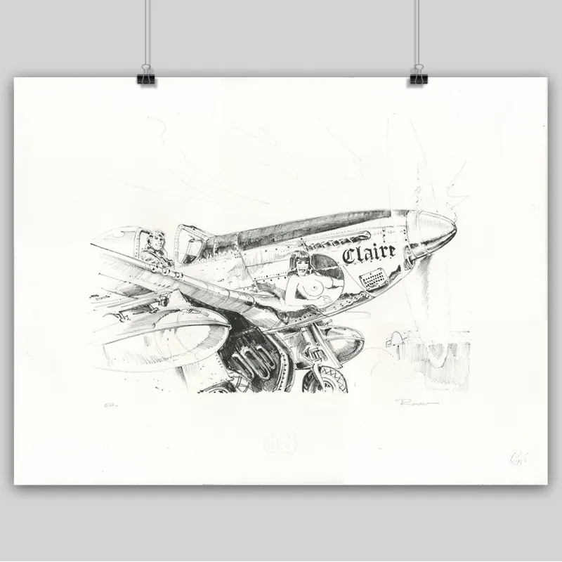 Romain Hugault, Anthèse, Draeger Paris, lithographie