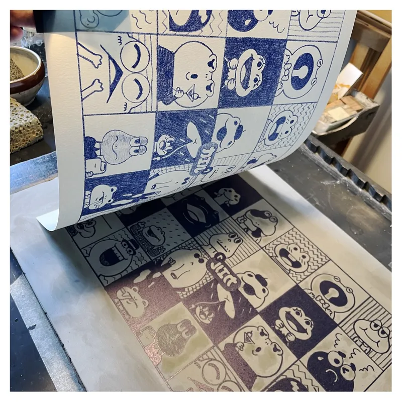 Ohm, Anthèse, Nicolas Draeger, lithographie, estampes