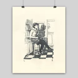 Lithographie d'Alexis Horellou, 2023