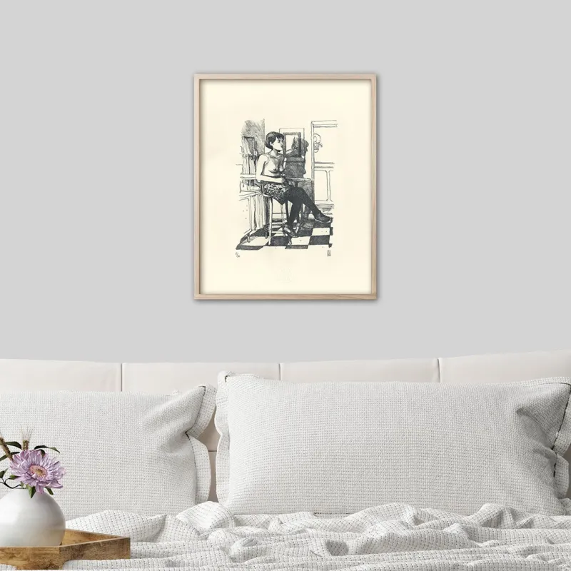 Lithographie d'Alexis Horellou, 2023