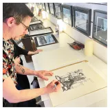 Lithographie d'Alexis Horellou, 2023