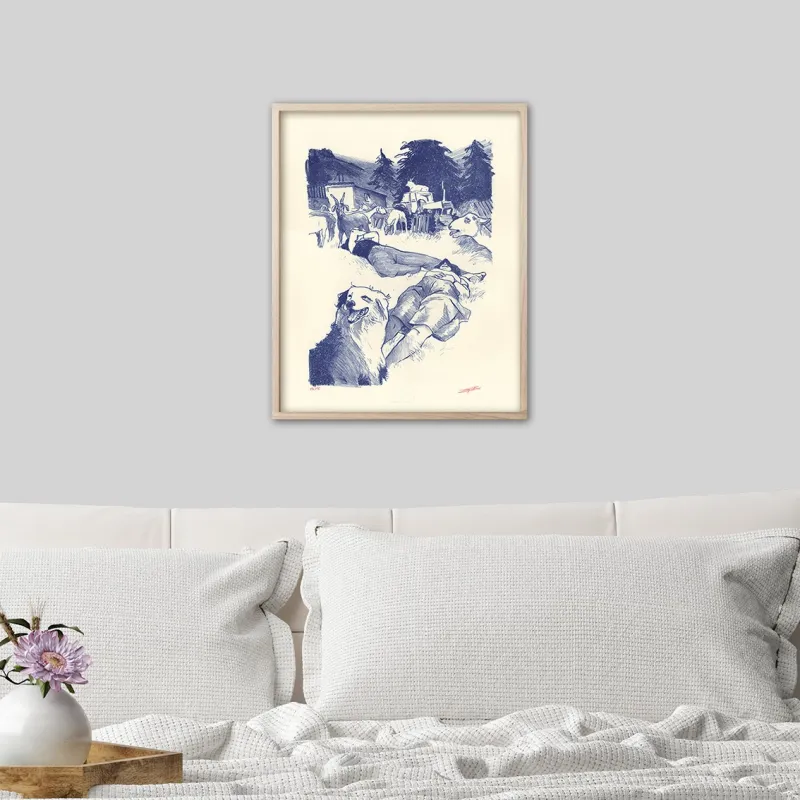 Lithographie de Lilian Coquillaud, 2024