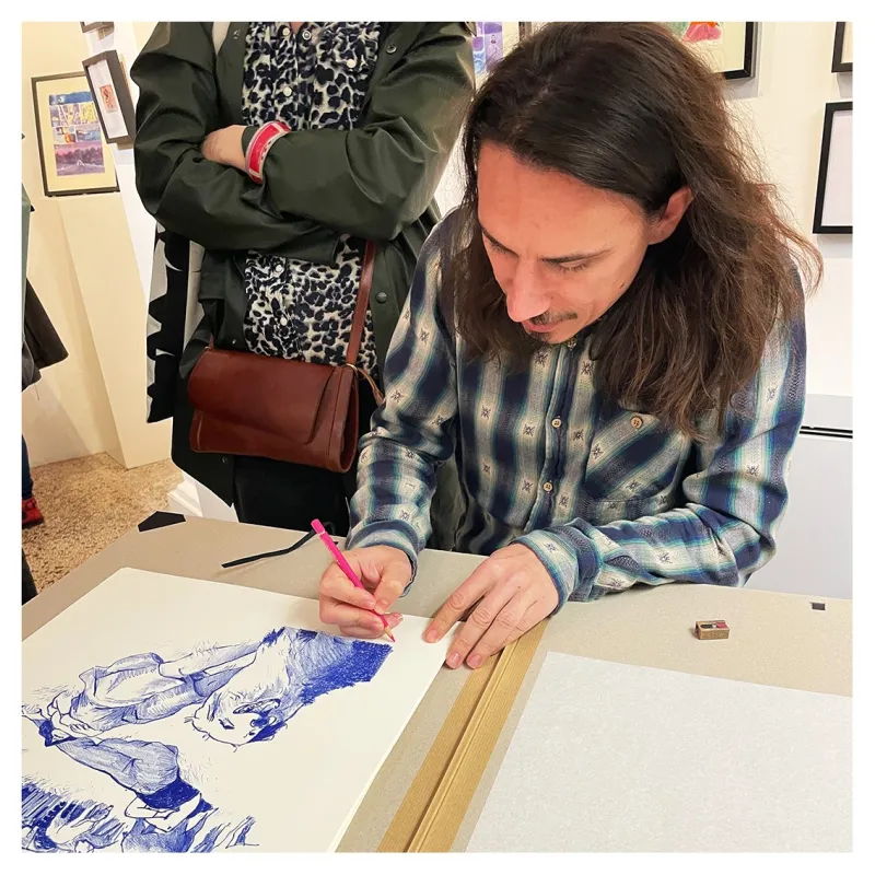 Lithographie de Lilian Coquillaud, 2024