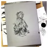 Lithographie de Cyrille Pomès, 2024