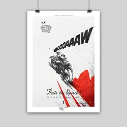 Estampes "VROOAW", 2024, de Lorenzo Eroticolor, Aristocratic Motorcyclist