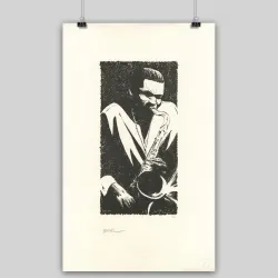 Lithographie "Harlem", par Mikaël, 2023