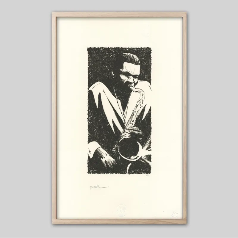 Lithographie "Harlem", par Mikaël, 2023