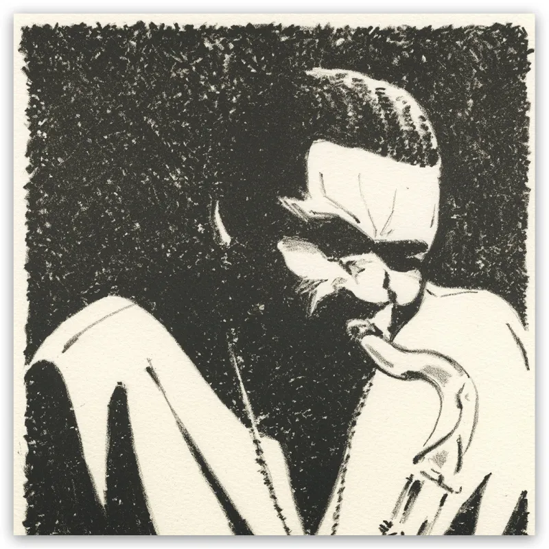 Lithographie "Harlem", par Mikaël, 2023