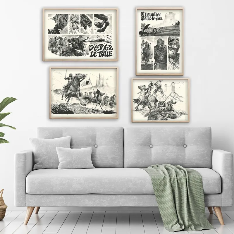 Lithographies "Tête de Chien" de Ronan Toulhoat.