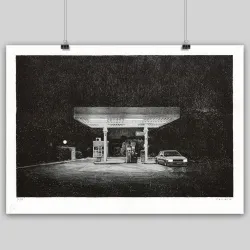 André Palais, lithographie An Ending, 2024