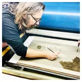 André Palais, lithographie An Ending, 2024
