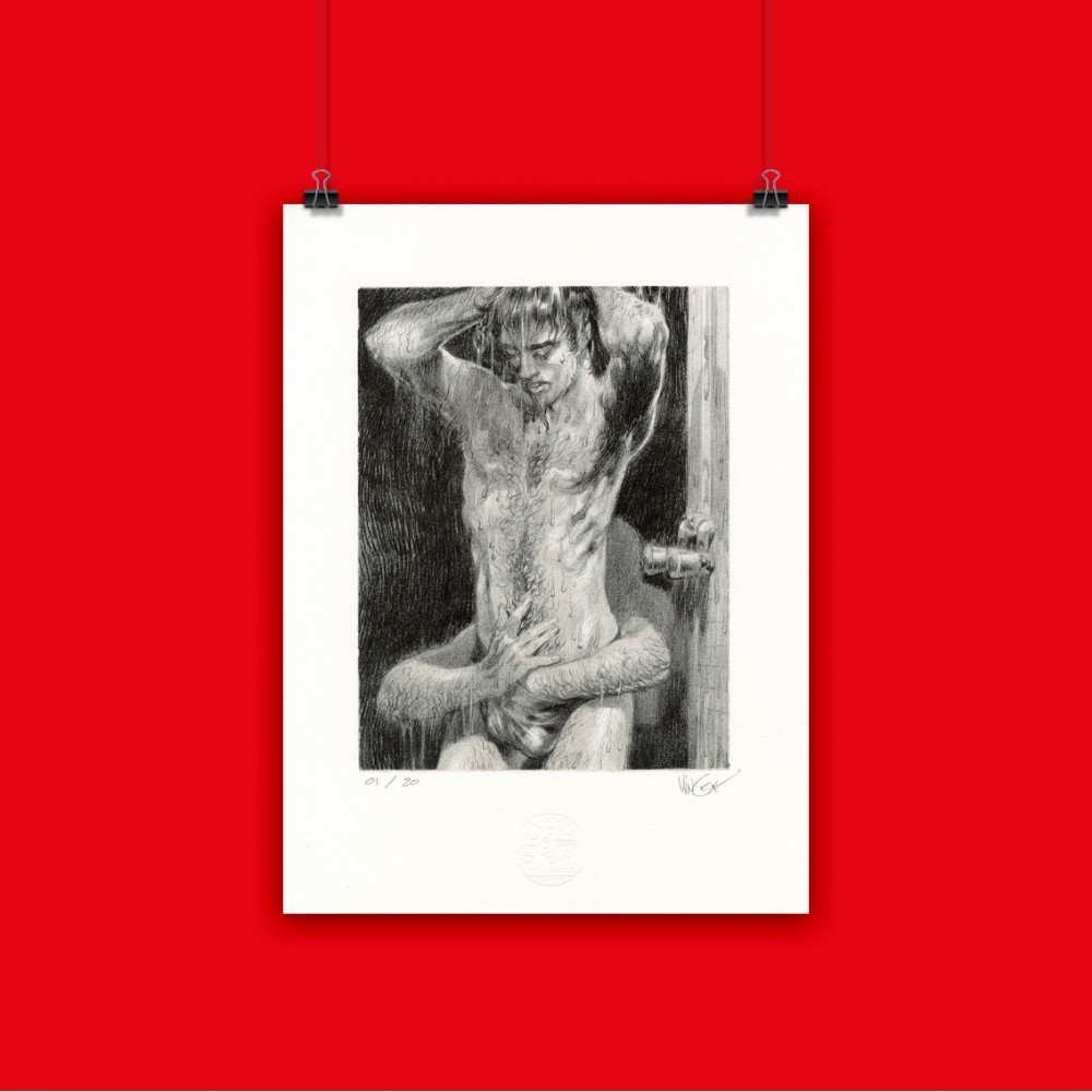 Lithographie Gomukhasana by Vince*