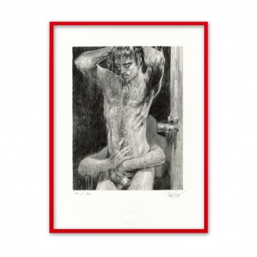 Lithographie Gomukhasana by Vince*