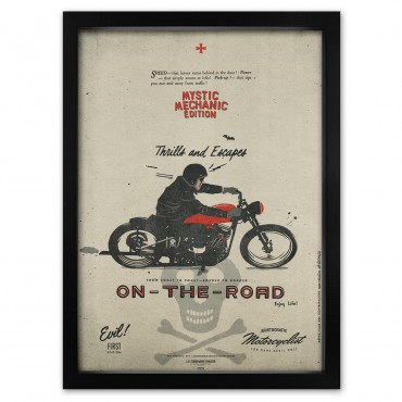 Lorenzo Eroticolor, Mystic Mechanic Éditions - On the road. Format 50 x 70 cm