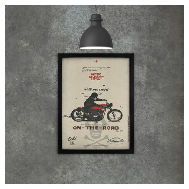 Lorenzo Eroticolor, Mystic Mechanic Éditions - On the road. Format 50 x 70 cm