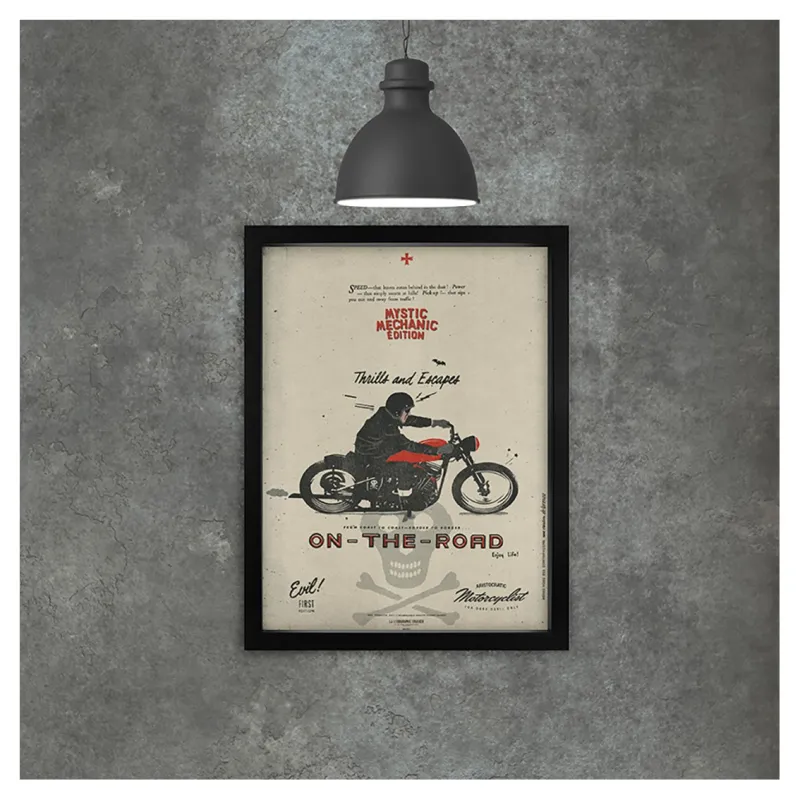 Lorenzo Eroticolor, Mystic Mechanic Éditions - On the road. Format 50 x 70 cm