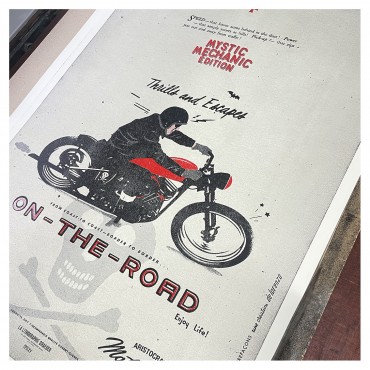 Lorenzo Eroticolor, Mystic Mechanic Éditions - On the road. Format 50 x 70 cm