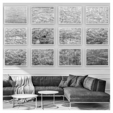 Présentation des 12 planches "Les dessins du troisième jour", Marc Couturier.