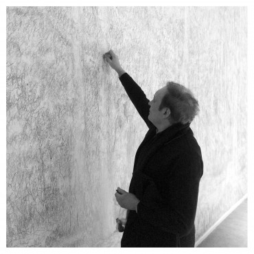 Marc Couturier à l'exposition Inside au Palais de Tokyo, 2014.